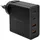Qoltec GaN POWER PRO charger 2xUSB C, 2xUSB, 130W - Schwarz