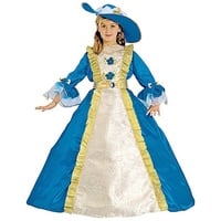 Dress Up America 434-T4 Kinderkostüm Blaue Prinzessin, Hellblau, Größe 3-4 Jahre (Taille: 66-71 Höhe: 91-99 cm)