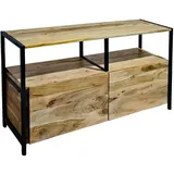 SAM Outillage Sideboard Kommode Akazie 110x35x65 cm naturfarben Nagar III