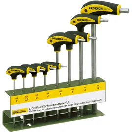 PROXXON L-Griff-Schraubendrehersatz 10-tlg. TX/TTX mit Halter