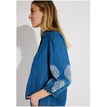More & More Bluse Jeansblau 34