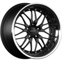 e-motion e-motion, Wasabi 8.5x19 ET45 5x114,3 72,6, mattschwarz mit Edelstahlbett