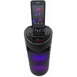 Mediatech Media-Tech PARTYBOX Boombox tragbarer Lautsprecher Bluetooth Speaker FM Radio & MP3 Player & Karaoke KEG (30 Watt)