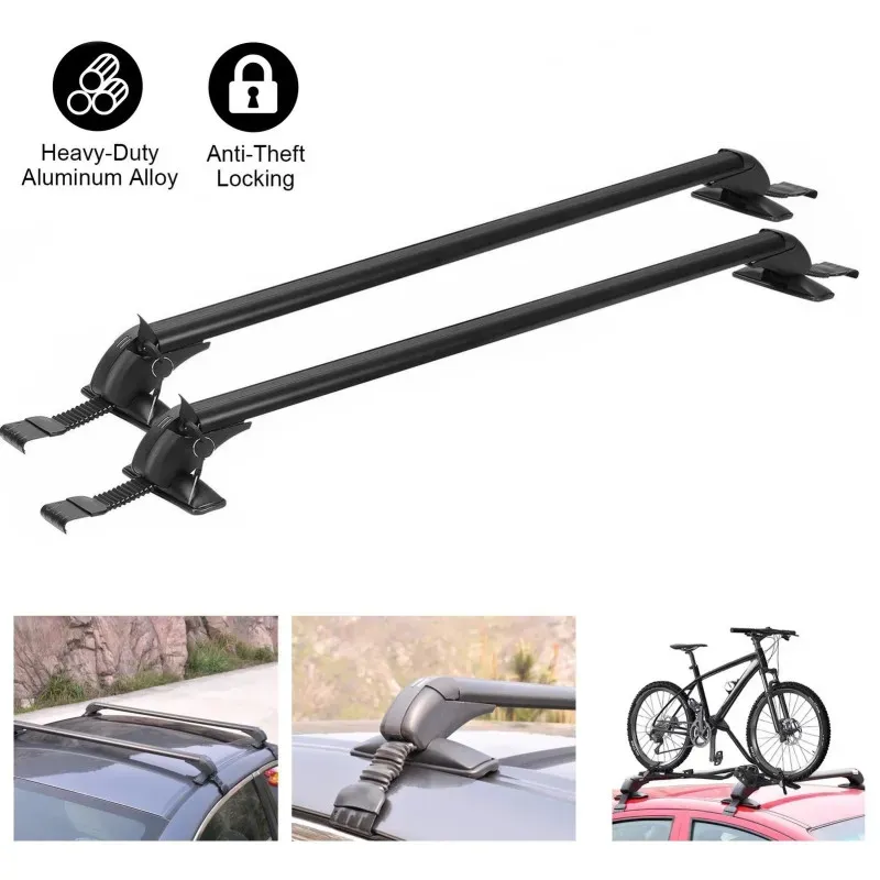 Set aus 2 universellen Querträgern für den Dachträger, maximale Tragfähigkeit bis 75 kg, 110 cm