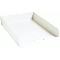 Exacompta 11013D 6x Briefablage C4 Plus Classic, 34,5 x 24,6 x 59 mm, ideal für Ihre Organisation, robust, stapelbar - weiß