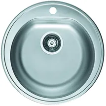 ALVEUS Form Ø 510 mm Edelstahl/Satin Handbetätigung 510 x 185 mm