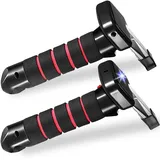 AOZZY 2 Stück Einstiegshilfe Auto Senioren,Stützgriff aus Schmiedestahl mit LED-Taschenlampe,Ausstiegshilfe Auto Griff kompatibel mit