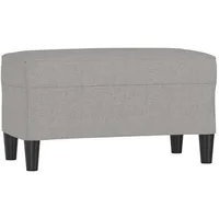 VidaXL Sitzbank Hellgrau 70x35x41 cm Stoff