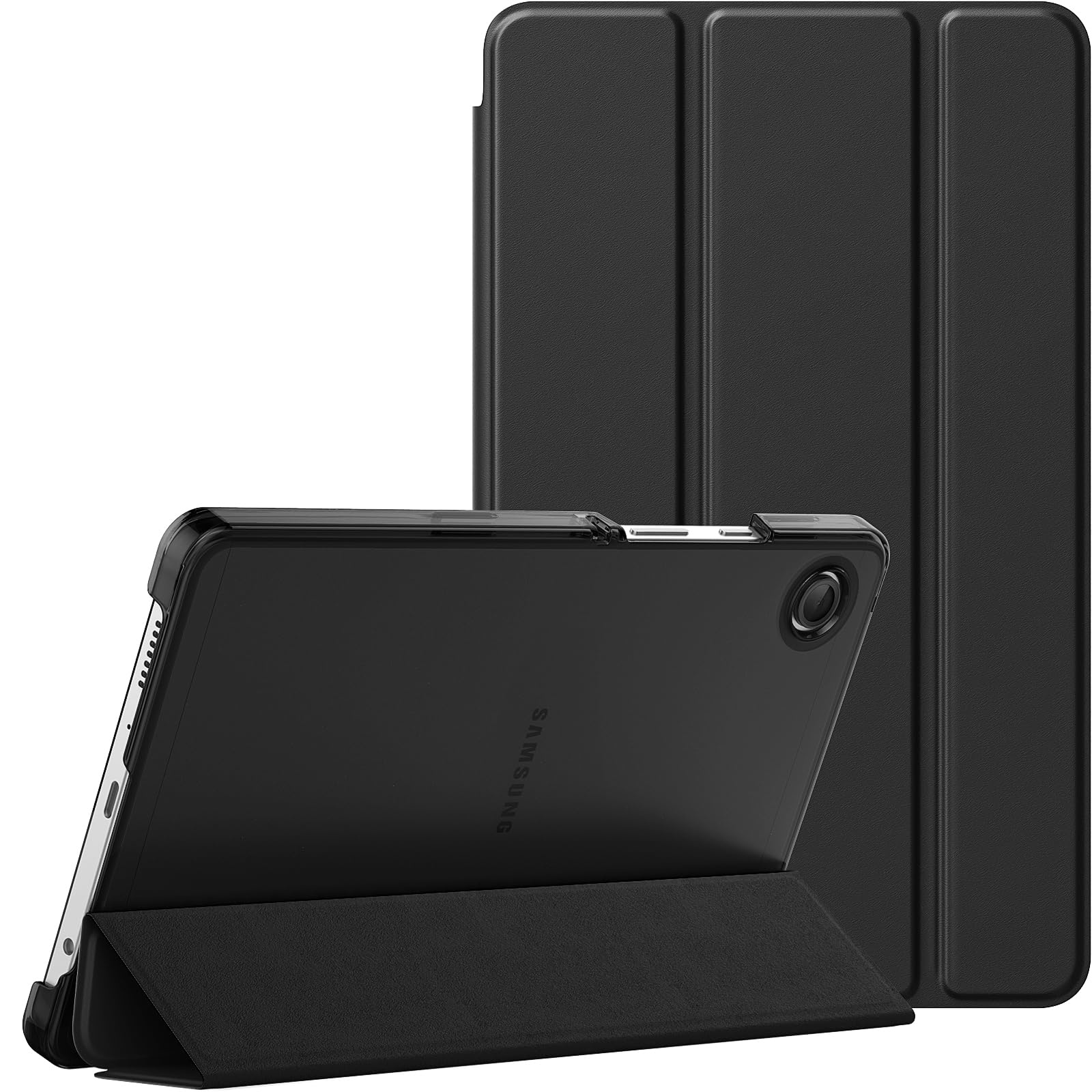 MoKo Hülle für Samsung Galaxy Tab A9 8,7 Zoll 2023 (SM-X110/X115/X117), Leicht Stand für All-New Galaxy Tab A9 8,7" 2023, Zwei Betrachtungswinkel, Schwarz