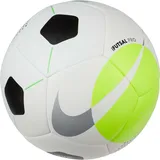 Nike Futsal Pro Fußball White/Volt/Silber PRO