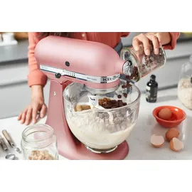 KitchenAid Artisan 5KSM175 Altrosa mit Glasschüssel