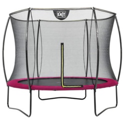 EXIT Silhouette Trampolin + Sicherheitsnetz 244 (8ft)Rosa