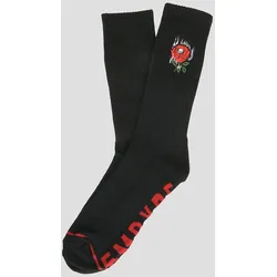 Empyre Put A Rose On It Socken black Gr. Uni