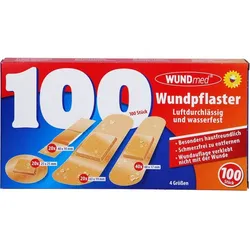 WUNDPFLASTER luftdurchlässig+wasserfest 4 Größen 100 St.
