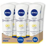 NIVEA Anti-Aging Handcreme Q10 6 x 100 ml