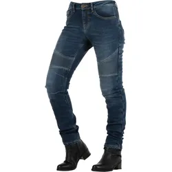 Overlap Imola Damen Motorradjeans, blau, Größe 36