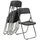 Sekey Campingstuhl 4er Set Schwarz