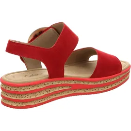 Gabor Riemchensandale Damen Rot 42