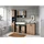 xonox.home Waschbeckenunterschrank Mone 80 x 59 x 30 cm Basalt grau / Artisan Oak