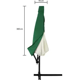 DEUBA Abdeckung Sonnenschirm 3m Polyester Grün