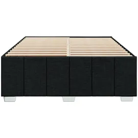 vidaXL Bettgestell 140 x 200 cm Schwarz