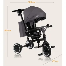 lionelo Tris Plus Grey Stone - Grau/Schwarz