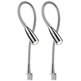 Kalb Material Für Möbel kalb Bettleuchte Warmweiß 2 St.