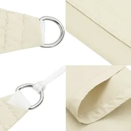 vidaXL Sonnensegel Rechteckig 1 Stück 3 x 6 m Creme