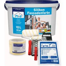 Plid Silikonharz Fassadenfarbe Weiß matt 10 l