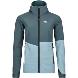 Ortovox Damen Punta Berrino Hoodie Jacke (Größe S, grau)