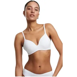 URBAN CLASSICS padded Bra in white+white | Weiß