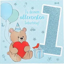 DEPESCHE Geburtstagskarte Teddy DIN B6