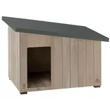 Ferplast Hundehütte Argo - Größe 60: B 69,5 x T 54,5 x H 52 cm