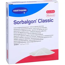 Sorbalgon Classic 5x5 cm Calciumalginat-Kompresse