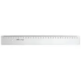 ARISTO Lineal 30 cm transparent,
