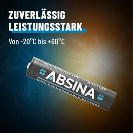 Absina AAA 1050 mAh 32 St.