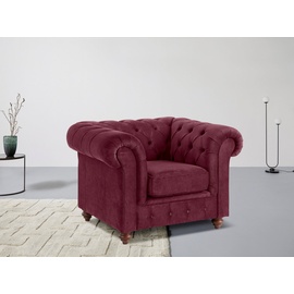 Home Affaire Sessel »Chesterfield B/T/H: 105/69/74 cm«, rot