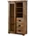 MASSIVMOEBEL24.DE Vitrine Mango 100 x 45 x 175 cm Natur