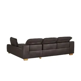 Lounge Collection Eckcouch Mikrofaser 2-Sitzer Grau