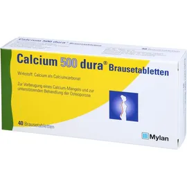 MYLAN DURA GMBH Calcium 500 dura Brausetabletten 40 St.