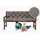 sunnypillow Bankauflage 130 x 50 x 50 cm grau 1 St.