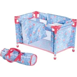 idee+spiel 60506 dollsworld Luxus Reisebett für Puppen