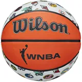 Wilson Basketball WNBA All Team Outdoor, Gummi, Größe: 6