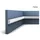 Orac Purotouch Wandleiste P9050 200 x 1,3 x 2,5 cm