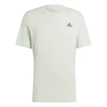 TOFFS adidas Herren Essentials Single Jersey Embroidered Small Logo Tee, Linen Green, XL