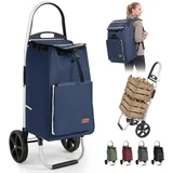Sekey Einkaufstrolley Blau 50L