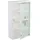 Karat Medizinschrank Allen Abschließbarer Arzneischrank mit Glastür Weiß 60 x 30 cm 4 Fächer