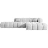 altdecor Ecksofa in L-Form Corner Sofa Bett Eckcouch Couch Wohnlandschaft Cauchsofa Olea-L2-309x190x70 cm Weiß