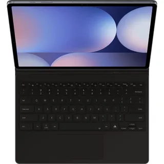 Samsung S10+ Book Tablet Cover mit AI-Tastatur schwarz