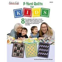 fabric café Fabric Cafe FC032242 3-Yard Quilts for Kids Muster, Papier, weiß